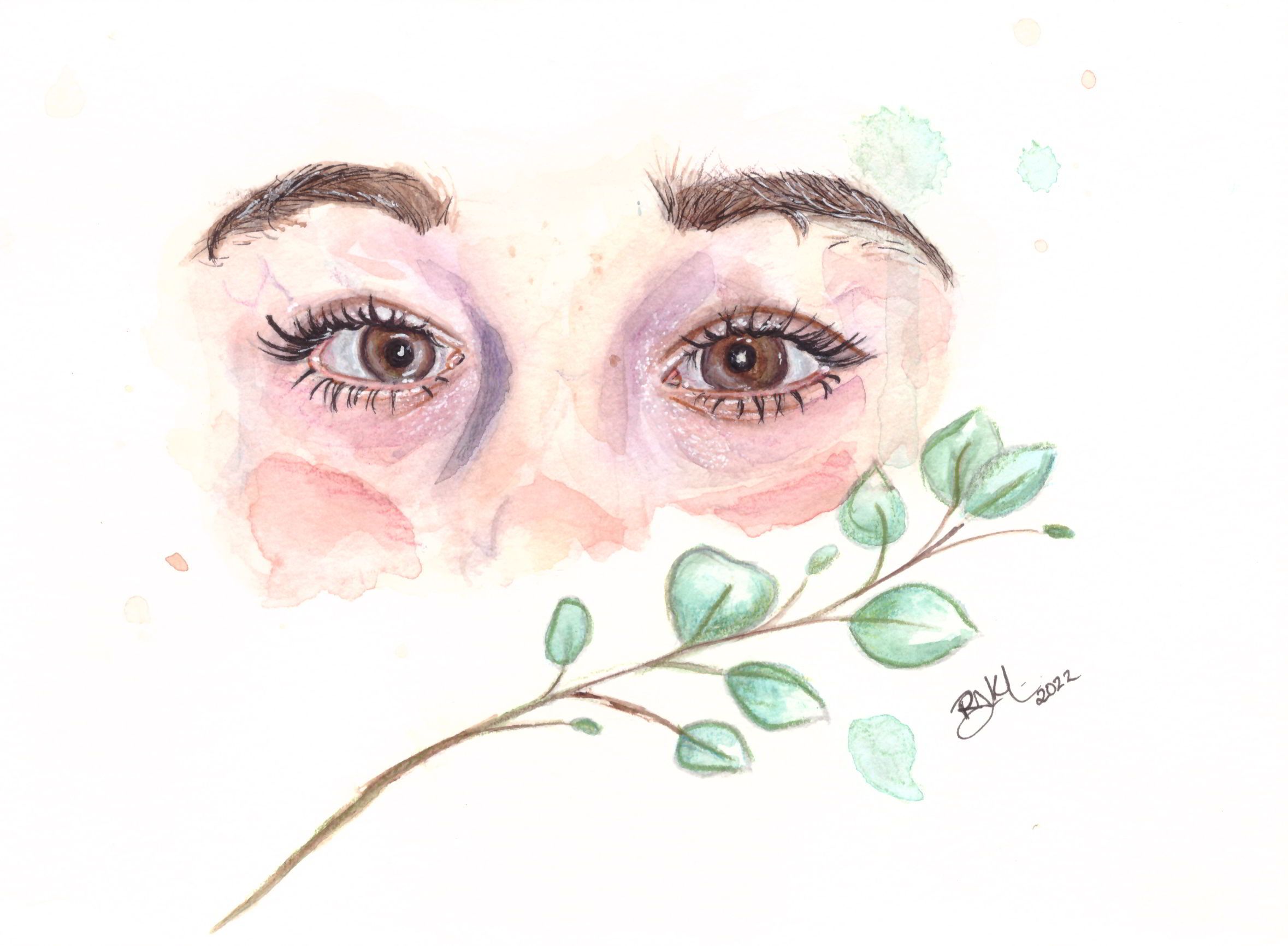 Acuarela - mirada