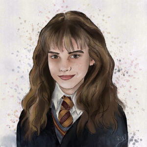 Hermione Granger - Print Ilustración Digital