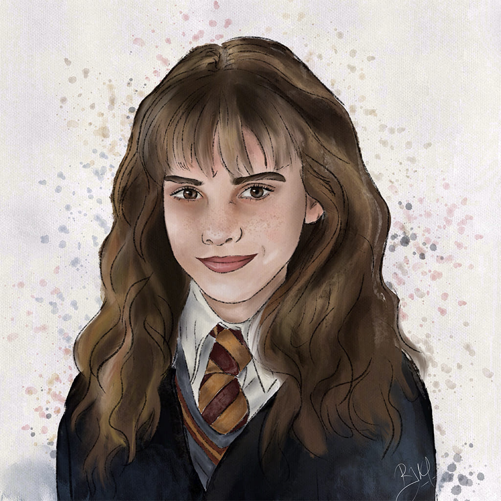 Hermione Granger - Print Ilustración Digital