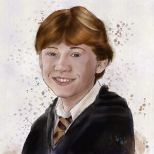 Ron Weasley - Print Ilustración Digital