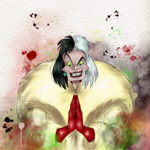 Cruella de Vil - Print Ilustración Digital