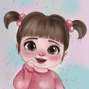 Boo (Monstruos, S.A.) – Print Ilustración