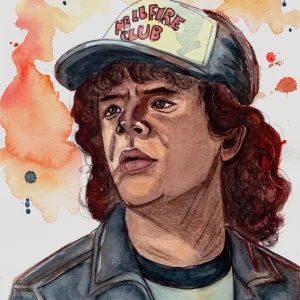 Dustin (Stranger Things) - Print Ilustración Original