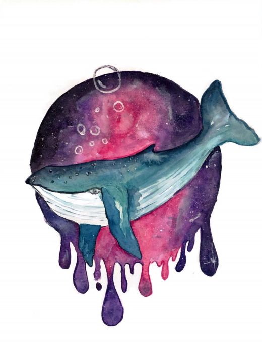 Ilustración - Ballena Láctea