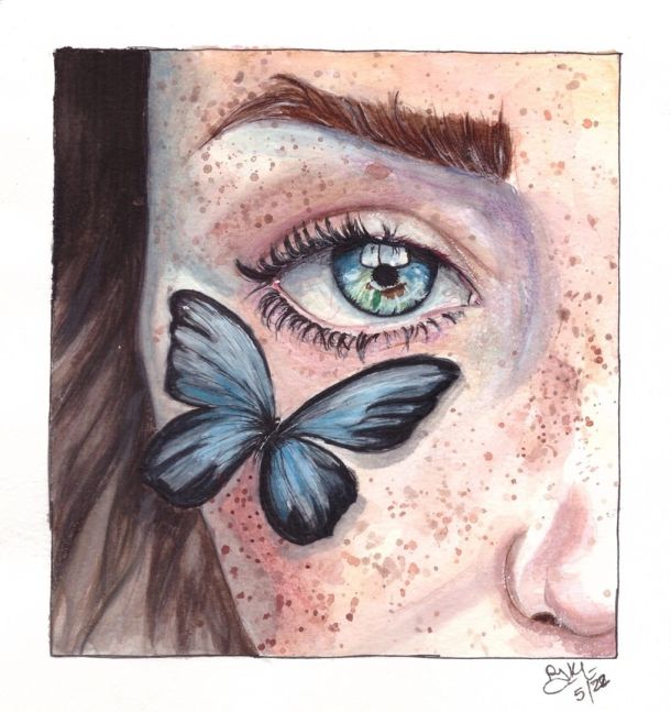 Ilustración - Ojo Mariposa
